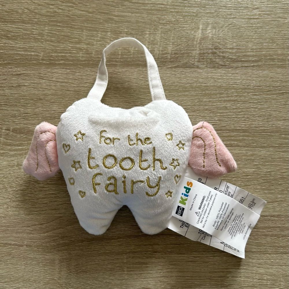 NWOT … THE BIG ONE KIDS “For The Tooth Fairy” Plush Pillow